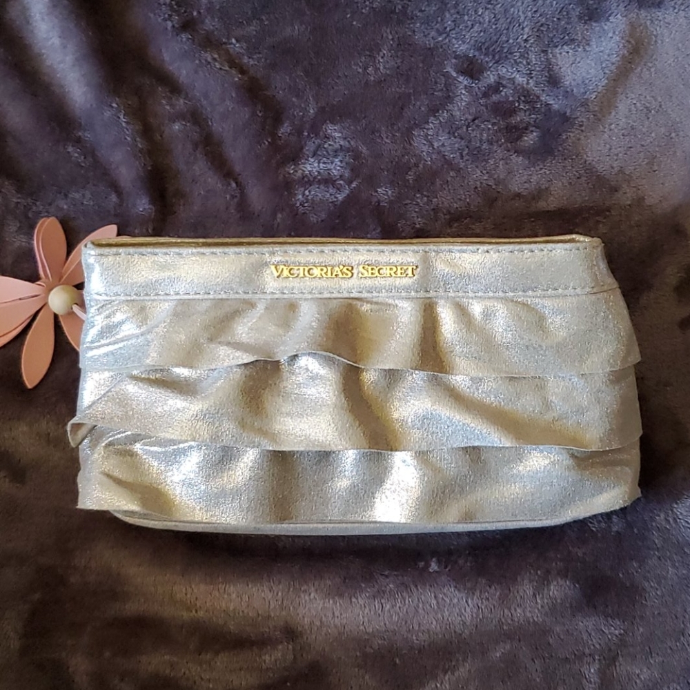 Victoria's Secret Gold Shimmering Clutch